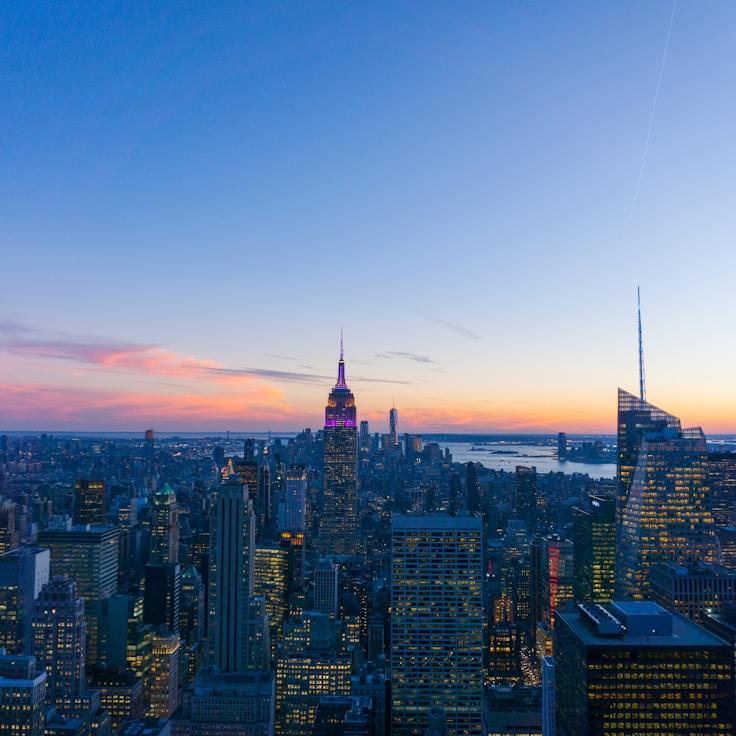 City skyline in New York, United States