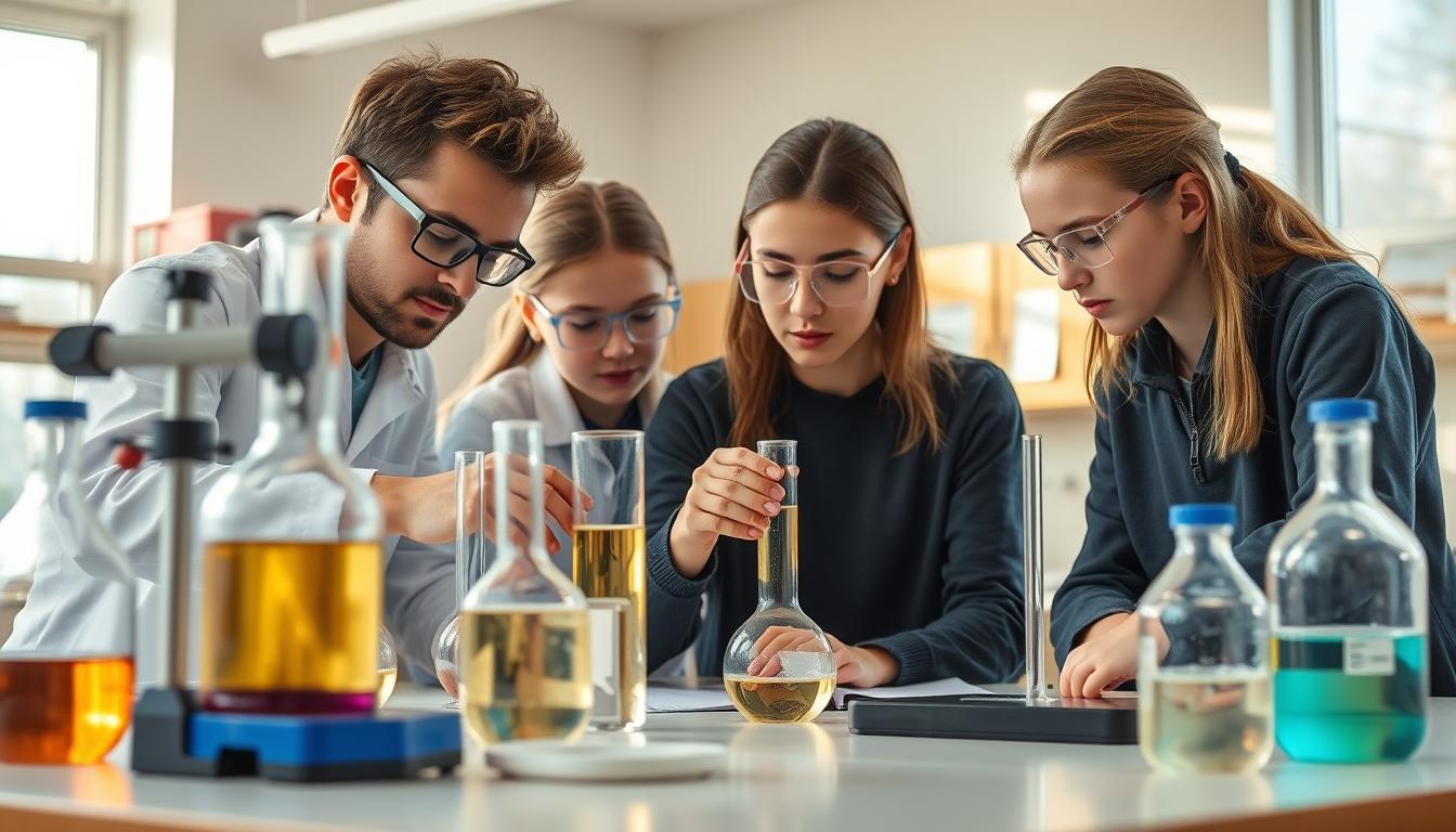 Structured study materials and learning resources on a desk