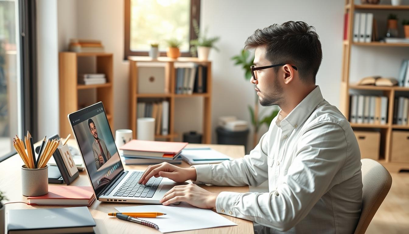 Student developing practical and academic skills